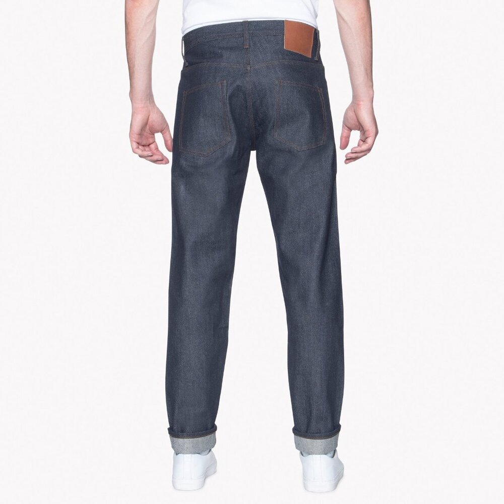 UNBRANDED UB601 Relaxed Tapered Fit 14.5oz Raw Selvedge Denim Jeans, Size 36 - Picture 2 of 15